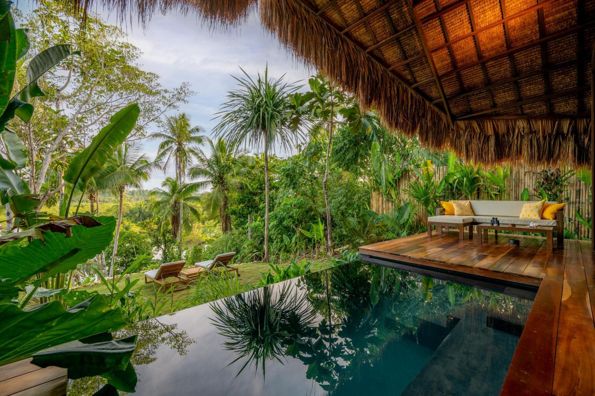 Private Villa With Pool - Kalani River Villas General Luna  Exterior foto